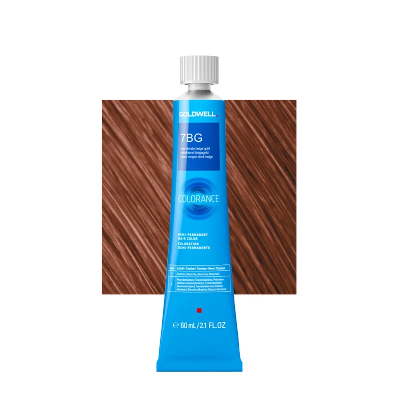 7BG Blond moyen doré beige Goldwell Colorance Warm browns tb 60ml