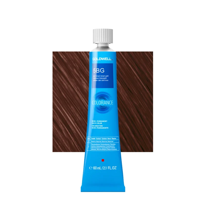 5BG Marron clair brun doré Goldwell Colorance Warm browns tb 60ml