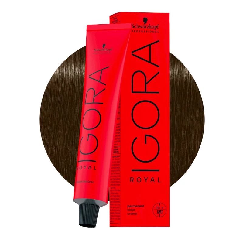 Schwarzkopf Igora Royal 5-16 Châtain Clair Chocolat Cendré 60ml - coloration permanente