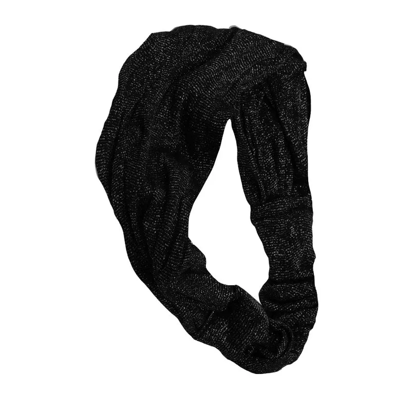 VIAHERMADA Bandeau Lurex 12cm Noir