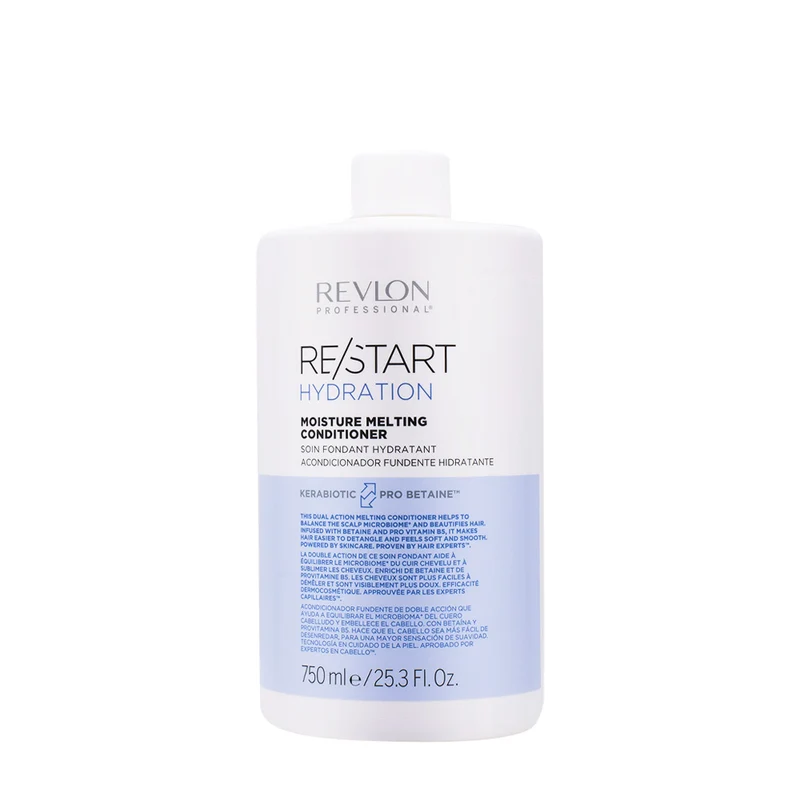 Revlon Restart Hydration Moisture Melting Conditioner 750ml - après-shampooing hydratant cheveux secs