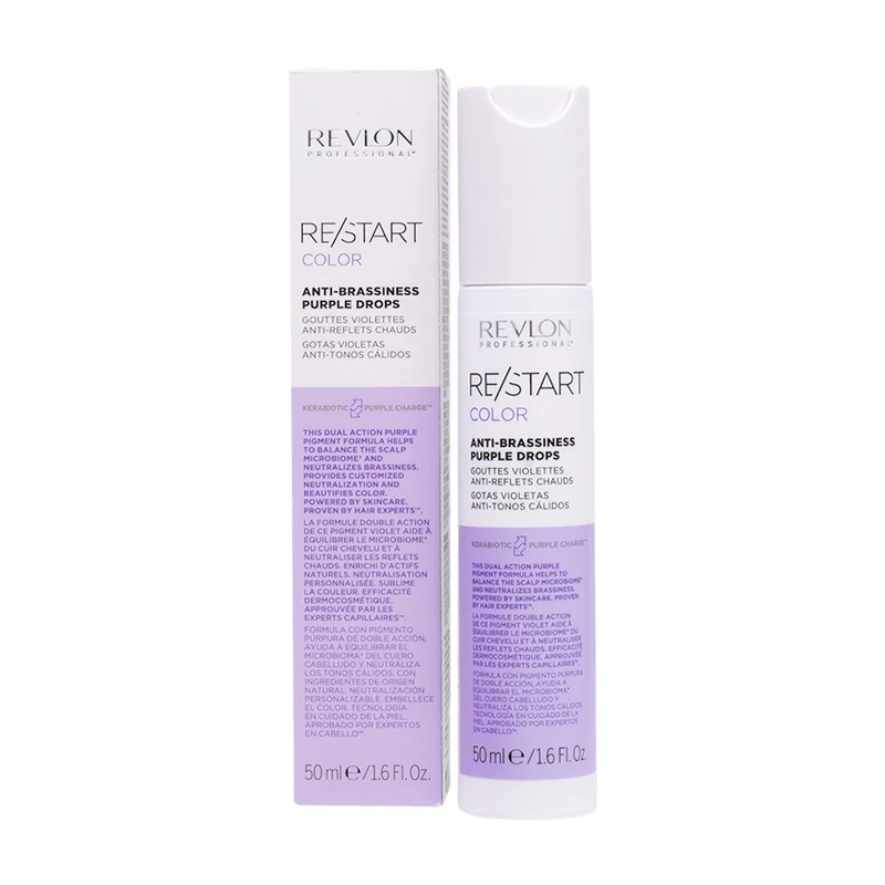 Revlon Restart Color Sérum Anti-Jaune Cheveux Blonds 50ml - sérum anti-jaunissement pour cheveux blonds