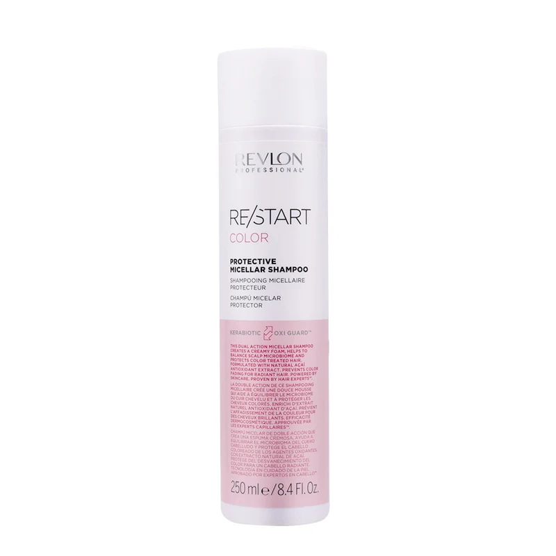 Revlon Restart Color Protective Micellar Shampoo 250ml - shampooing cheveux colorés