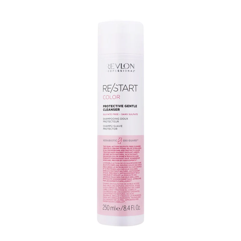 Revlon Restart Color Protective Gentle Cleanser 250ml - shampooing doux pour cheveux colorés