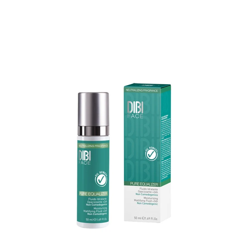 Dibi Milano Fluido Idratante Opacizzante 50ml - Visage Fluide Matifiant Peau Grasse