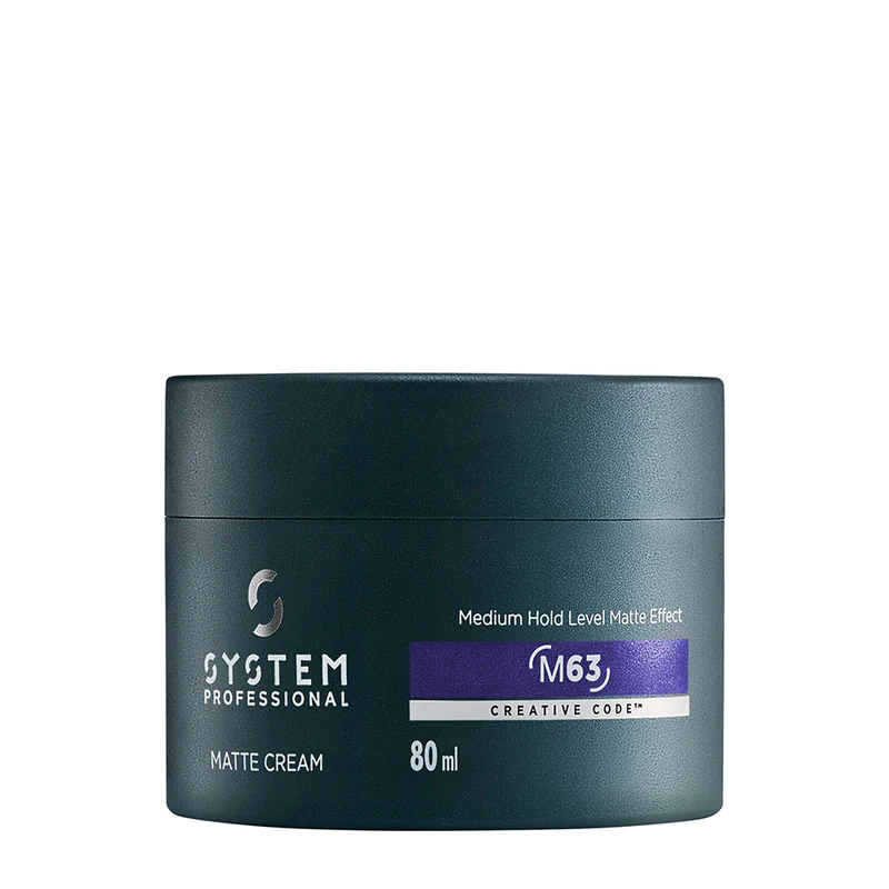 System Professional Man Matte Cream M63, 80ml - crème mate