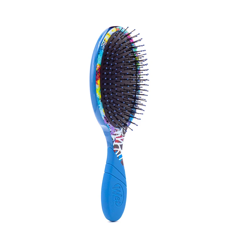 WetBrush Pro Detangler Street Art Blue - brosse démêlante