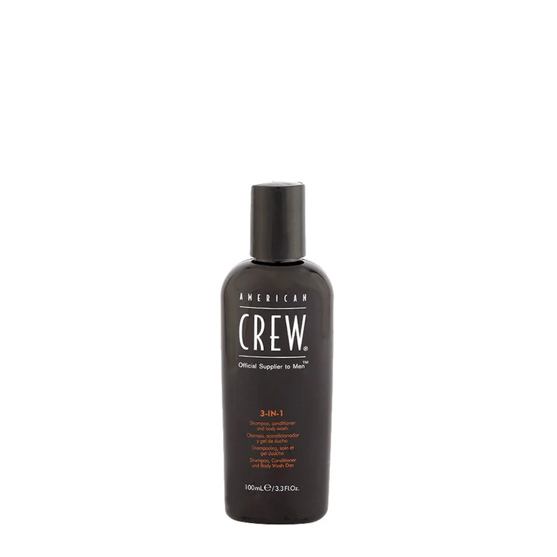American crew Classic 3 in 1 100ml - shampooing, conditionneur et gel douche