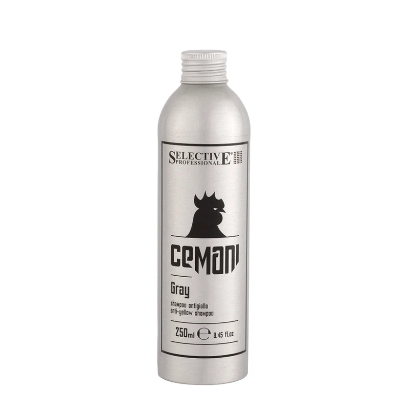 Selective Professional Cemani Gray Shampoo 250ml - shampooing anti-jaunissement cheveux gris/blancs