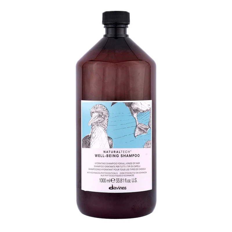 Davines Naturaltech Wellbeing Shampoo 1000ml - shampooing hydratant pour tous types de cheveux
