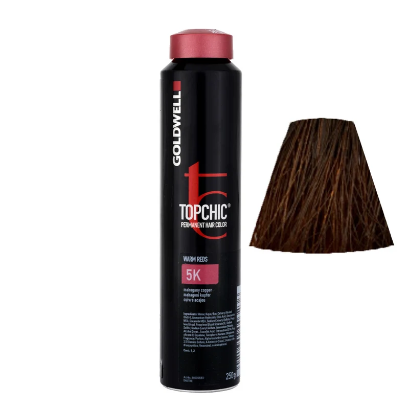 Goldwell Topchic Can W5K Cuivre-Acajou 250gr - coloration permanente en bombe