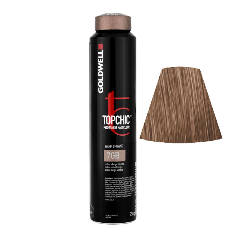 Goldwell Topchic Can W7GB Sahara Blond Beige 250gr - coloration permanente en bombe