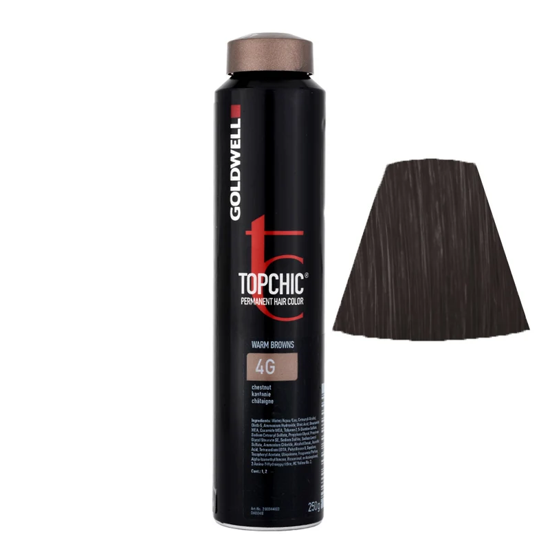 Goldwell Topchic Can W4G Châtaigne 250gr - coloration permanente en bombe