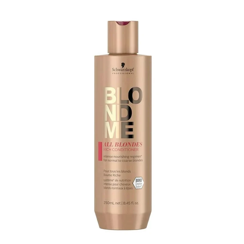 Schwarzkopf Blond Me All Blondes Rich Conditioner 250ml - après-shampooing cheveux blonds et épais