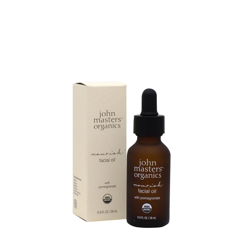 John Masters Organics Pomegranate Huile Visage Hydratante Peaux Sèches 30ml