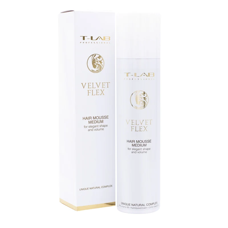 T-Lab Styling Velvet Flex Mousse Capillaire Hydratante Tenue Moyenne 300ml