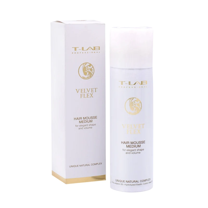 T-Lab Styling Velvet Flex Mousse Capillaire Hydratante Tenue Moyenne 100ml