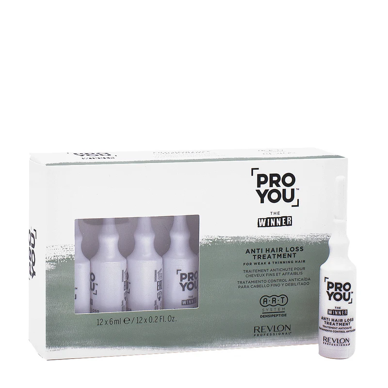Revlon Pro You The Winner Anti Hair Loss Treatment 12x6ml - ampoules fortifiantes