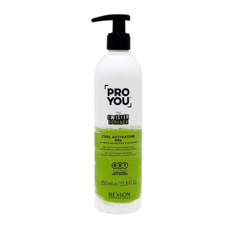 Revlon Pro You The Twister Scrunch Curl Activating Gel 350ml - gel cheveux bouclés