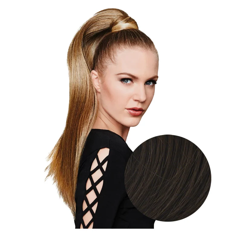 Hairdo Queue de cheval Lisse R6 Marron Moyen 64cm