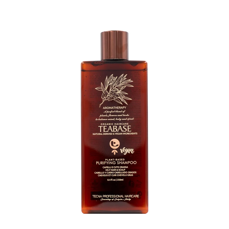 Tecna Teabase Aromatherapy Purifying Shampoo 250ml - shampoing pour cheveux et cuir chevelu gras