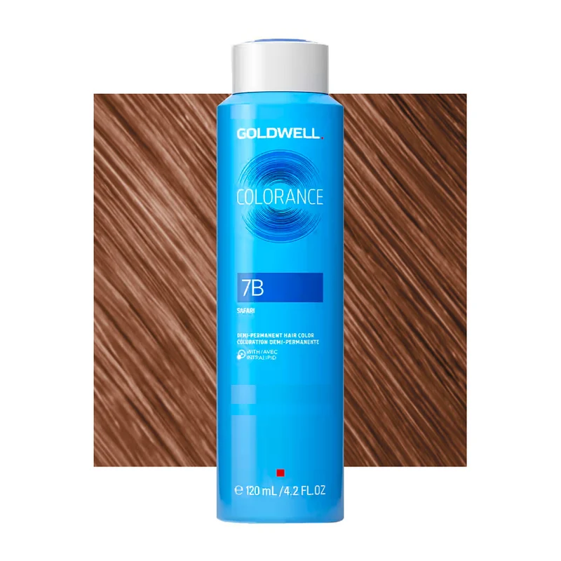 7B Blond safari moyen Goldwell Colorance Warm browns can 120ml