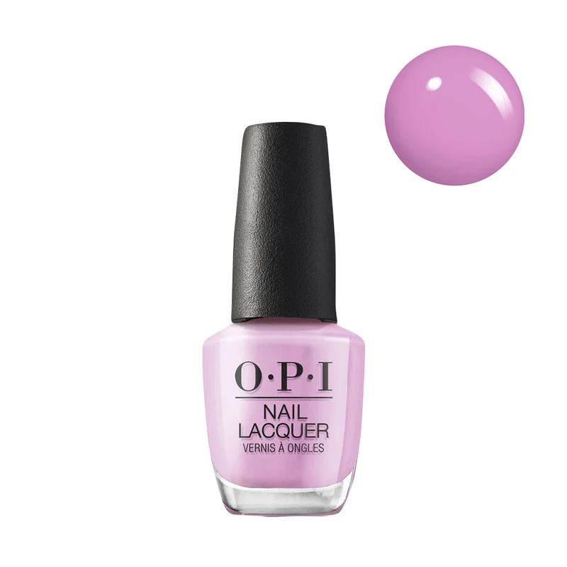 OPI Nail Lacquer Spring NLD54 Trading Paint 15ml - vernis à ongles violet clair