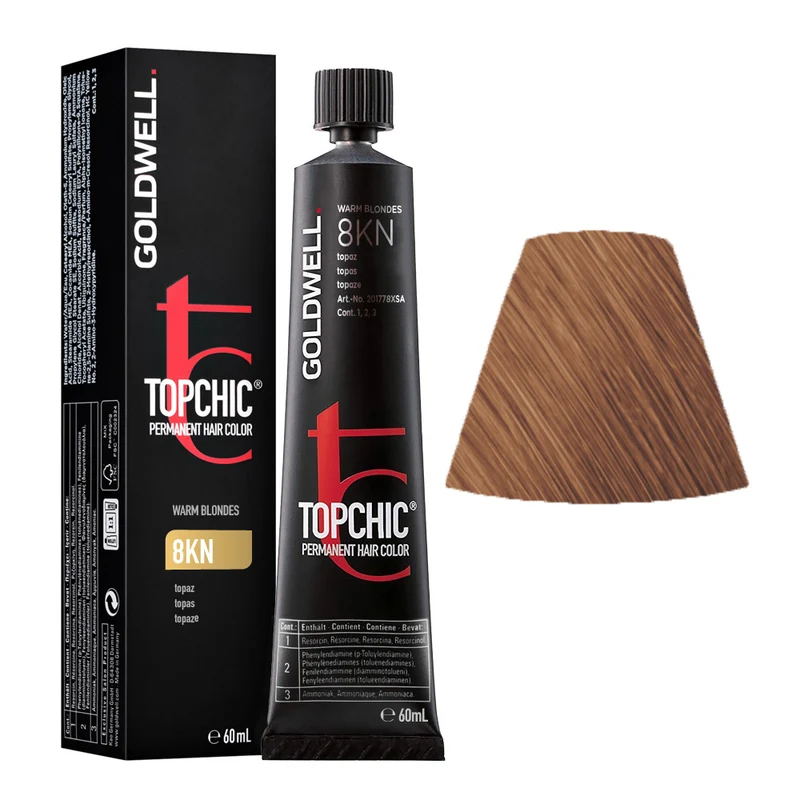 Goldwell Topchic Tube 8KN Topaze 60ml - coloration permanente en tube