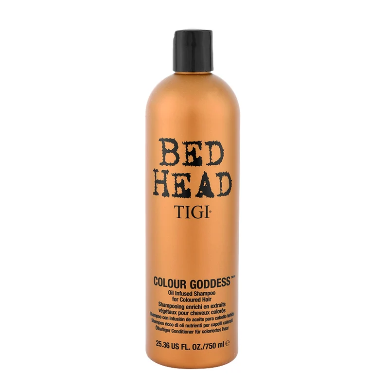 Tigi Bed Head Colour Goddess Oil infused Shampoo 750ml - shampooing hydratant cheveux colorés