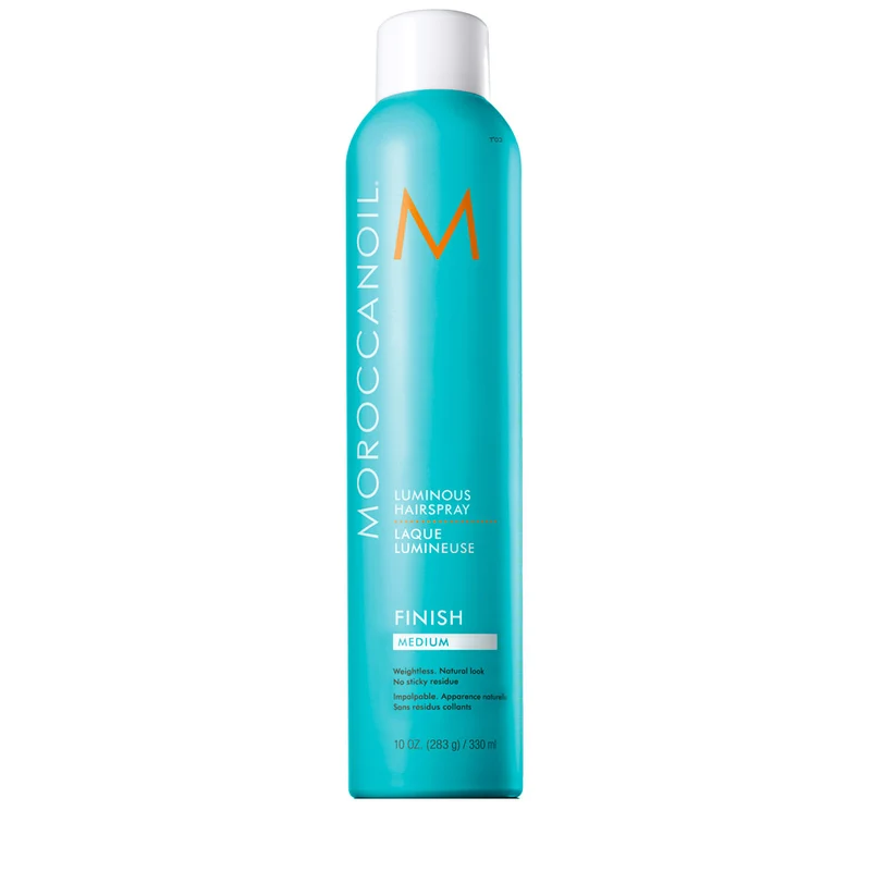 Moroccanoil Luminous Hairspray Finish Medium 330ml - laque lumineuse medium