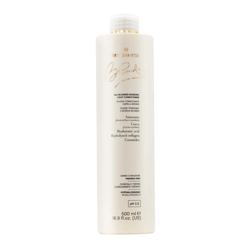 Medavita Blondie All Blondes Bonding Light Conditioner 500ml - après-shampoing densifiant pour tous les cheveux blonds