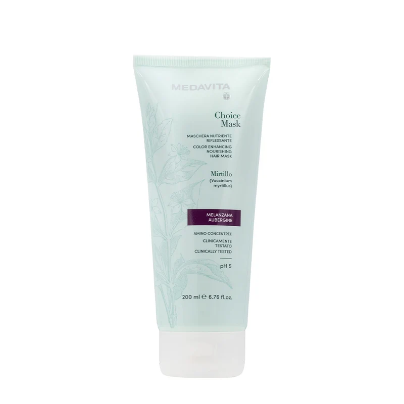 Medavita Lunghezze Choice Mask Aubergine 200ml - masque reflets nourissant aubergine