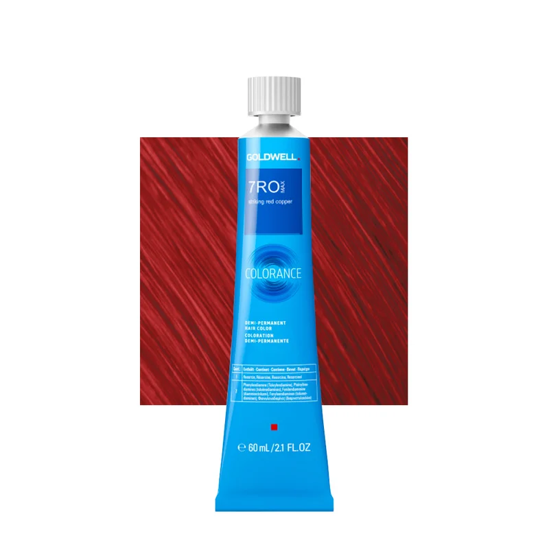 7RO MAX Rouge cuivré frappant Goldwell Colorance Warm reds tb 60ml