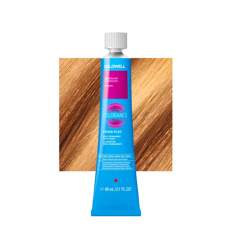 8 Natural Naturel Goldwell Colorance Cover Plus tb 60ml - blond clair