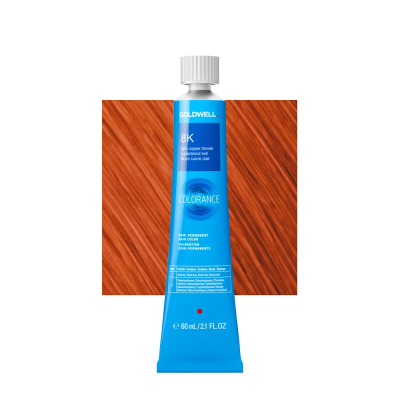 8K Blond cuivré clair Goldwell Colorance Warm reds tb 60ml