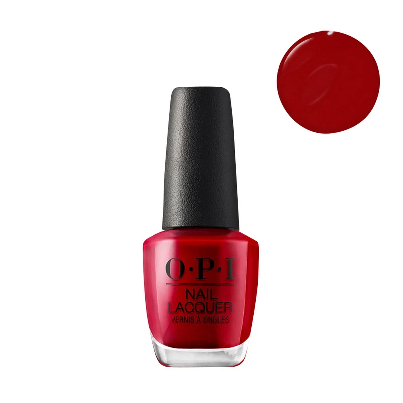 OPI Nail Lacquer NLA70 Red Hot Rio 15ml - vernis à ongles