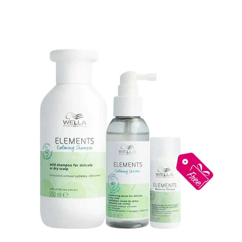 Wella New Elements Shampoo Calm 250ml Serum 100ml + Shampoo 50ml OFFERT