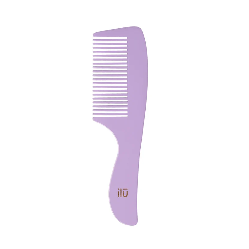 Ilū Bamboom Hair Comb Wild Lavender - peigne à dents larges
