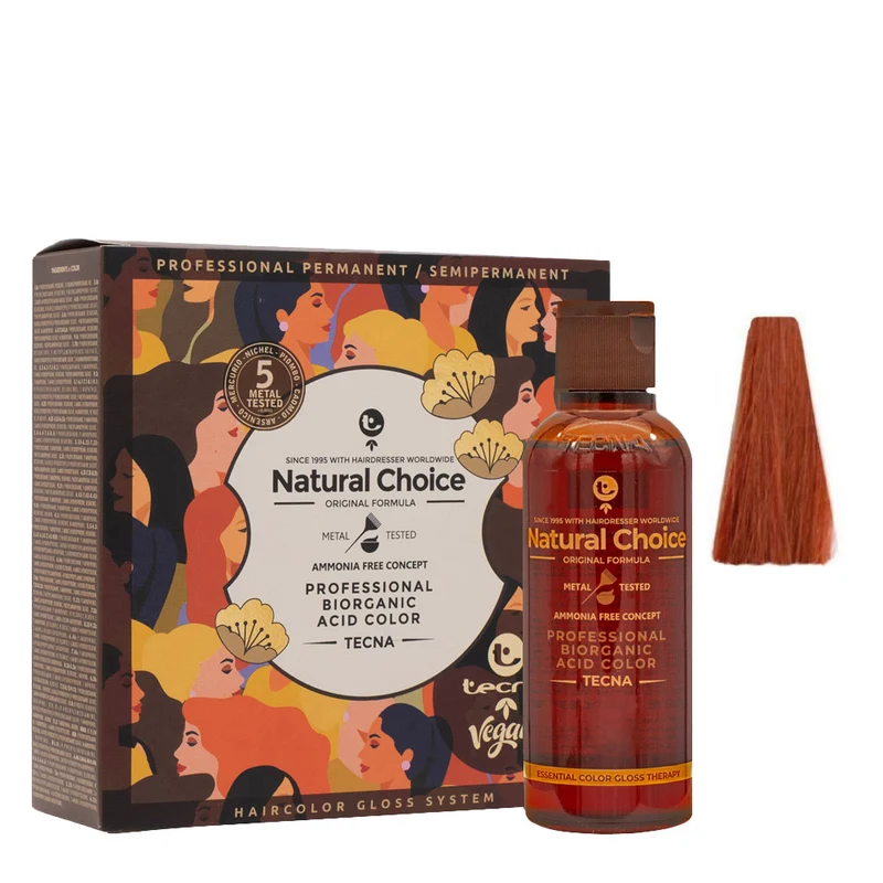 6.43 Blond foncé cuivré doré Tecna NCC Biorganic acid color 3x130ml