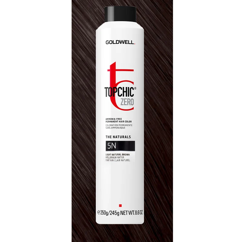 5N Topchic Zero Light Natural Brown Can 250ml - coloration permanente sans ammoniaque