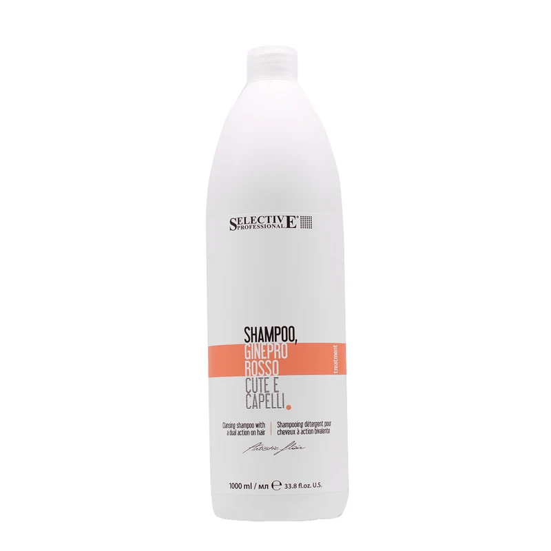Selective Professional Artistic Flair Shampoo Ginepro Rosso 1000ml - shampoing purifiant et stimulant