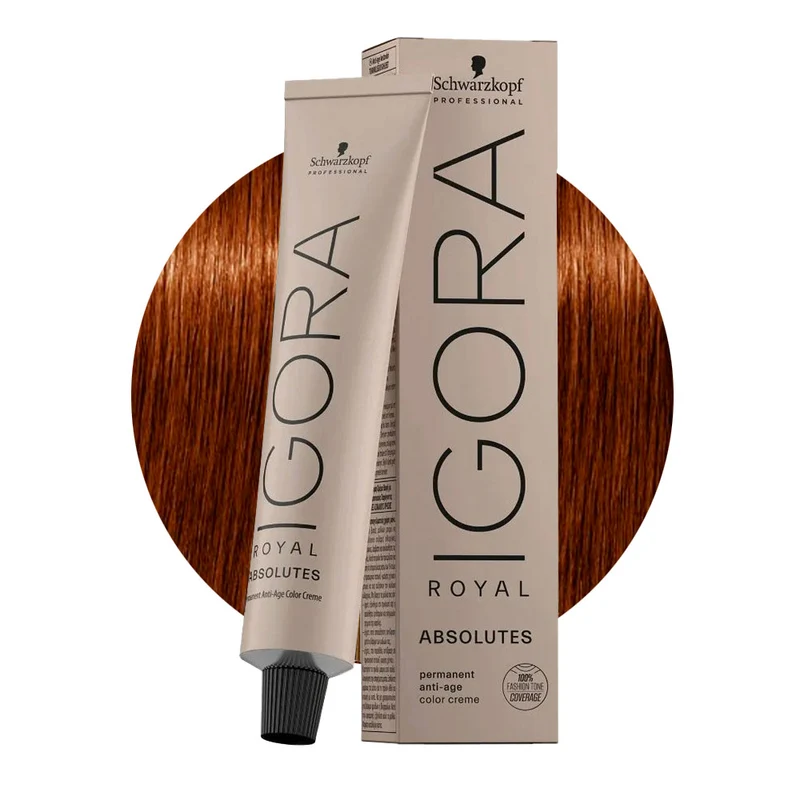 Schwarzkopf Igora Royal Absolutes 6-70 Blond Foncé Cuivre Naturel 60ml - coloration permanente