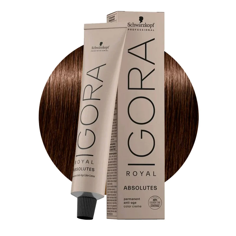 Schwarzkopf Igora Royal Absolutes 5-60 Châtain Clair Chocolat Naturel 60ml - coloration permanente
