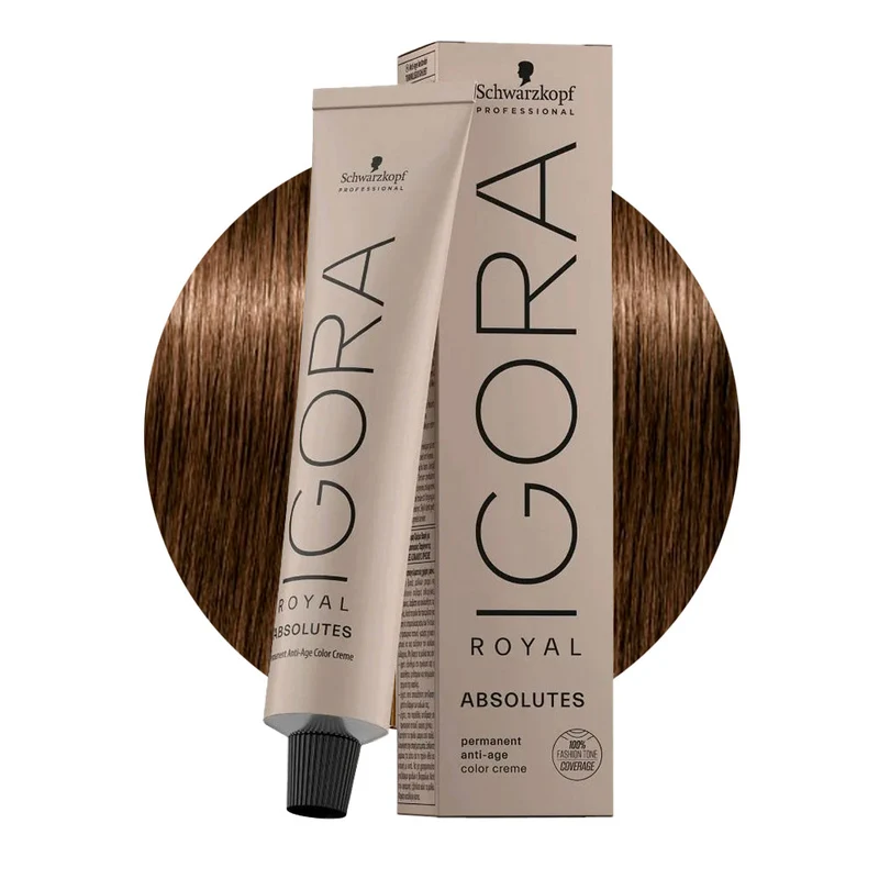 Schwarzkopf Igora Royal Absolutes 5-50 Marron Clair Doré Naturel 60ml - coloration permanente
