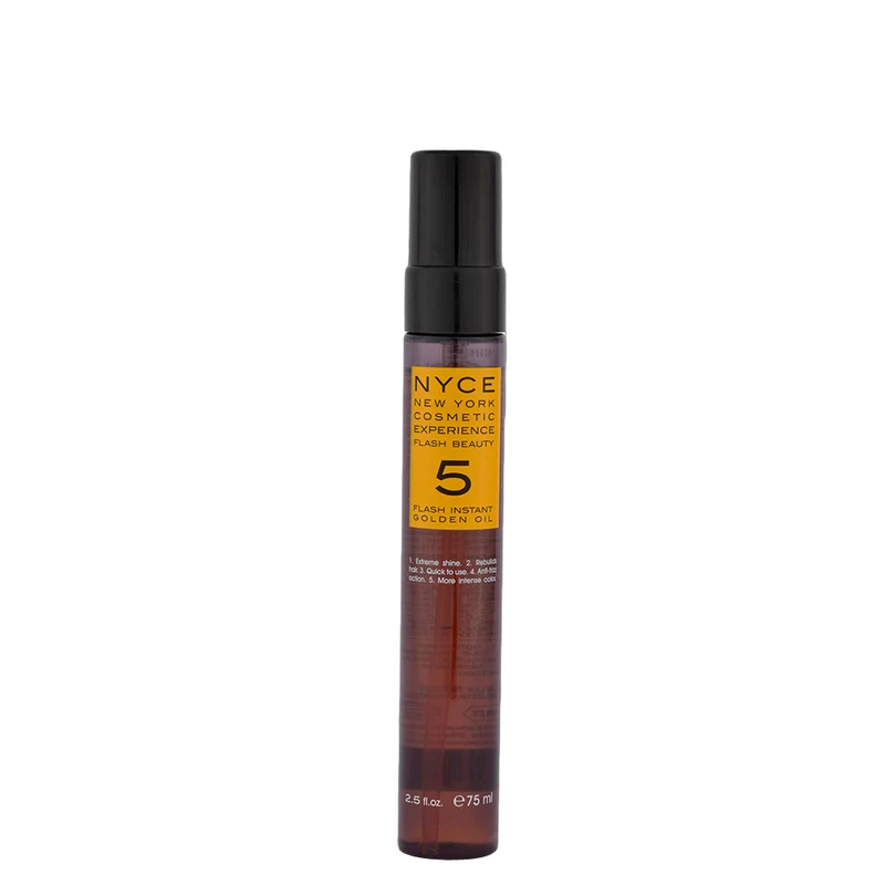 Nyce Flash Beauty Instant Golden Oil 75ml - huile Restructuration cheveux secs