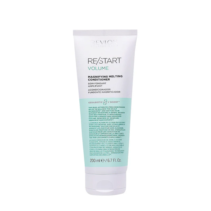 Revlon Restart Volume Melting Conditioner 200ml - après - shampooing volumateur