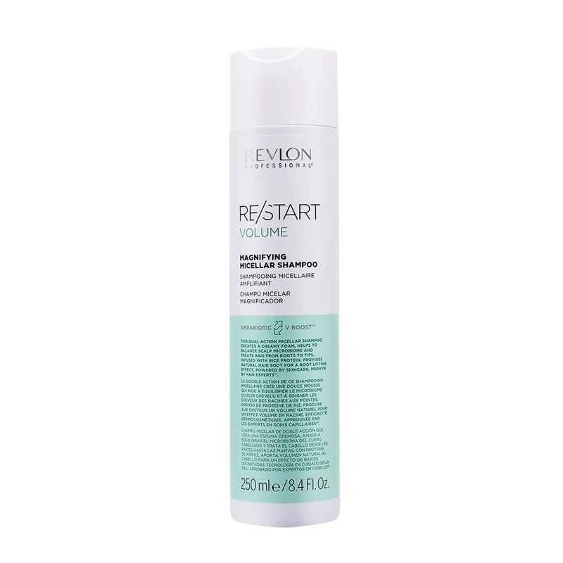 Revlon Restart Volume Magnifying Micellar Shampoo 250ml - shampooing volumisant