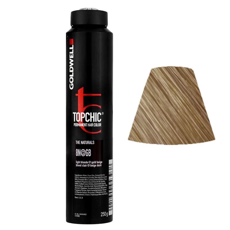 Goldwell Topchic Can 8N@GB Blond Clair Elumenated Beige Doré 250gr - coloration permanente en bombe