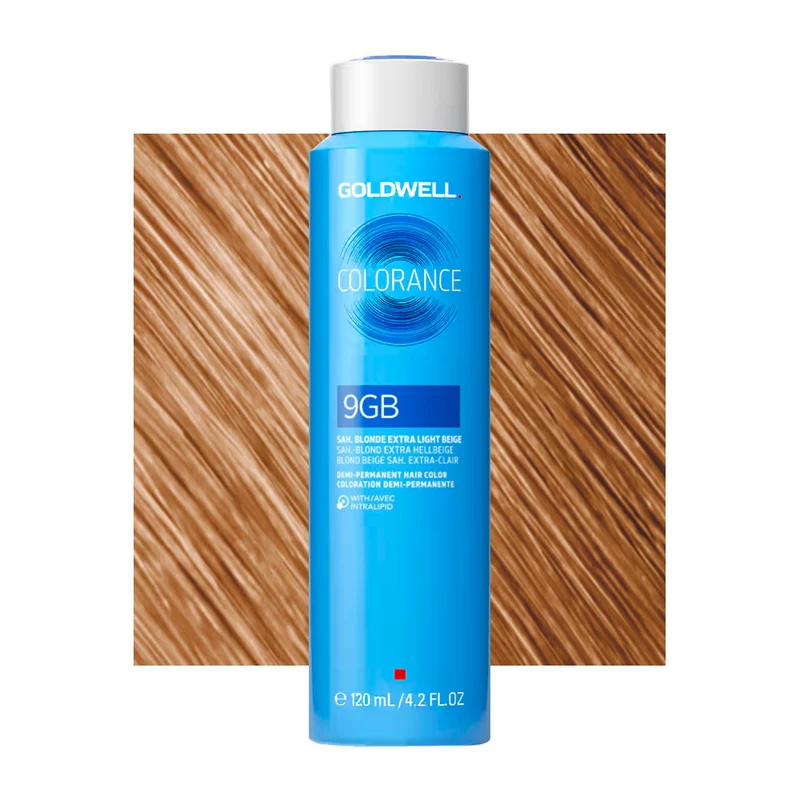 9GB Blond beige sahara très clair Goldwell Colorance Warm blondes can 120ml