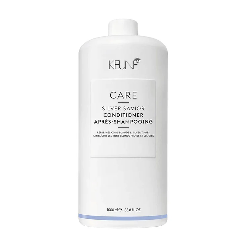 Keune Care line Silver savior Conditioner 1000ml - Après-Shampooing anti - jaune